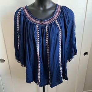 Embroidered Detail Blouse